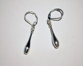 Sterling Silver Juggling Club Earrings