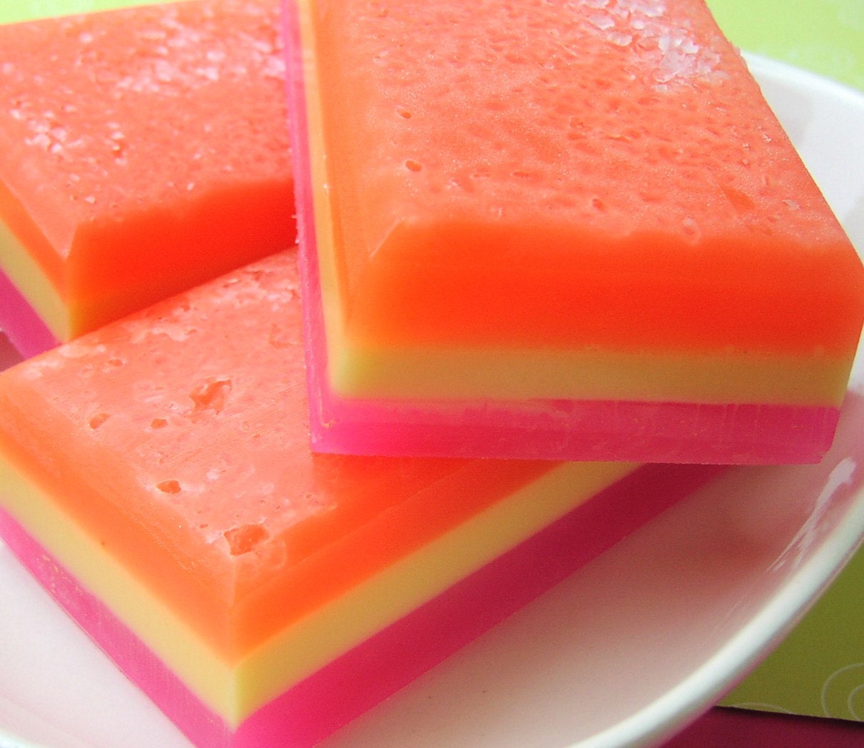 Soap - Hawaiian Girl - Scented Salt Bar Soap - All Natural Glycerin - NEW