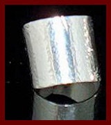 Big, Bold, and Sassy Sterling Silver Cigar Band Ring