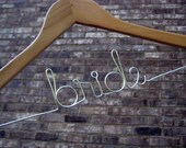 READY TO SHIP Bride Hanger Bridal Hanger Wedding Dress Hanger Wedding Hanger Mrs Hanger Rush Shipping