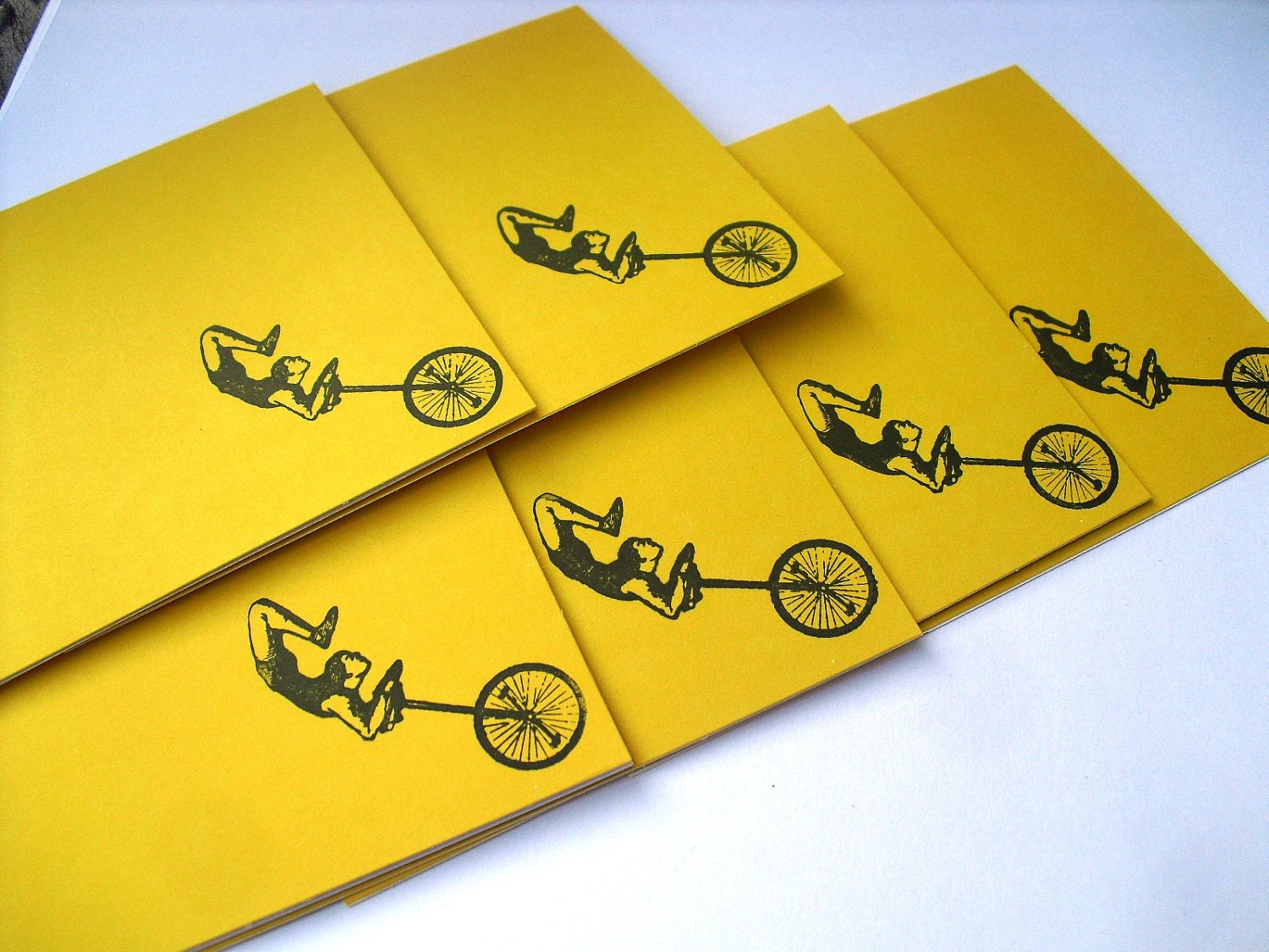 Ten Hand Stamped Cards and Envelopes ON SALE
