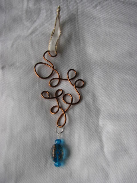 Copper ornament or suncatcher