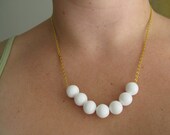 White beads necklace