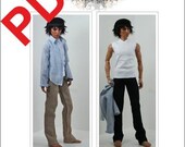 52cm SD Vito Casual Cool Pattern for 52cm SD Vito Boys - PDF by Raw-Kiss