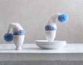 Set of 2 knitted egg cozy