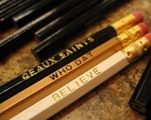 SALE -- New Orleans Saints Who Dat Pencil Set