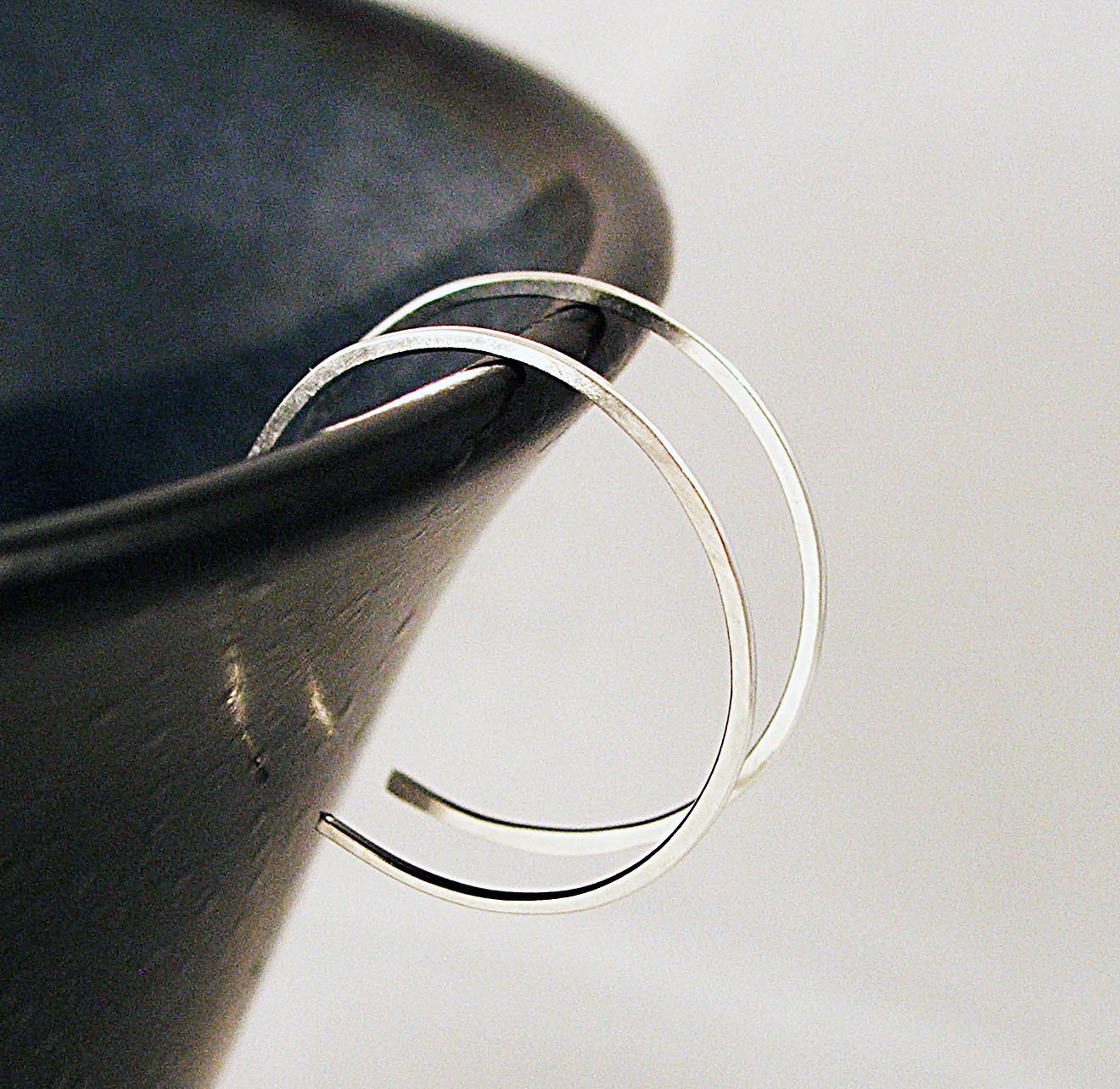 Sterling Silver Hoop Earrings, Small Lightweight Silver Hoops