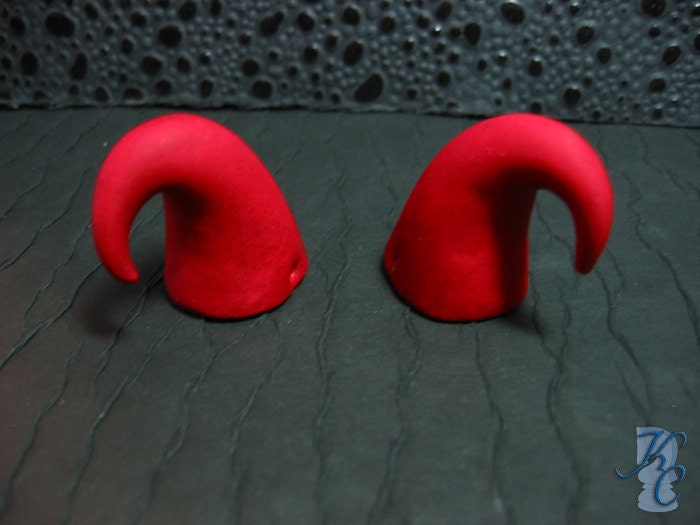 Red Sparkle Horns
