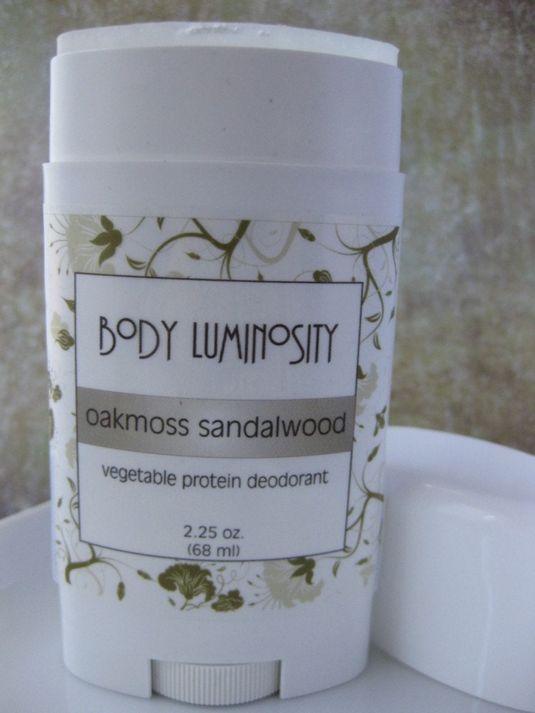 Vegan Natural Deodorant Oakmoss Sandalwood Scent