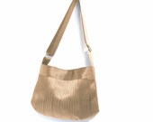 The Parenthesis Bag - Cross-body Seatbelt Purse - Adjustable Strap / Shoulder Bag Beige or Cream