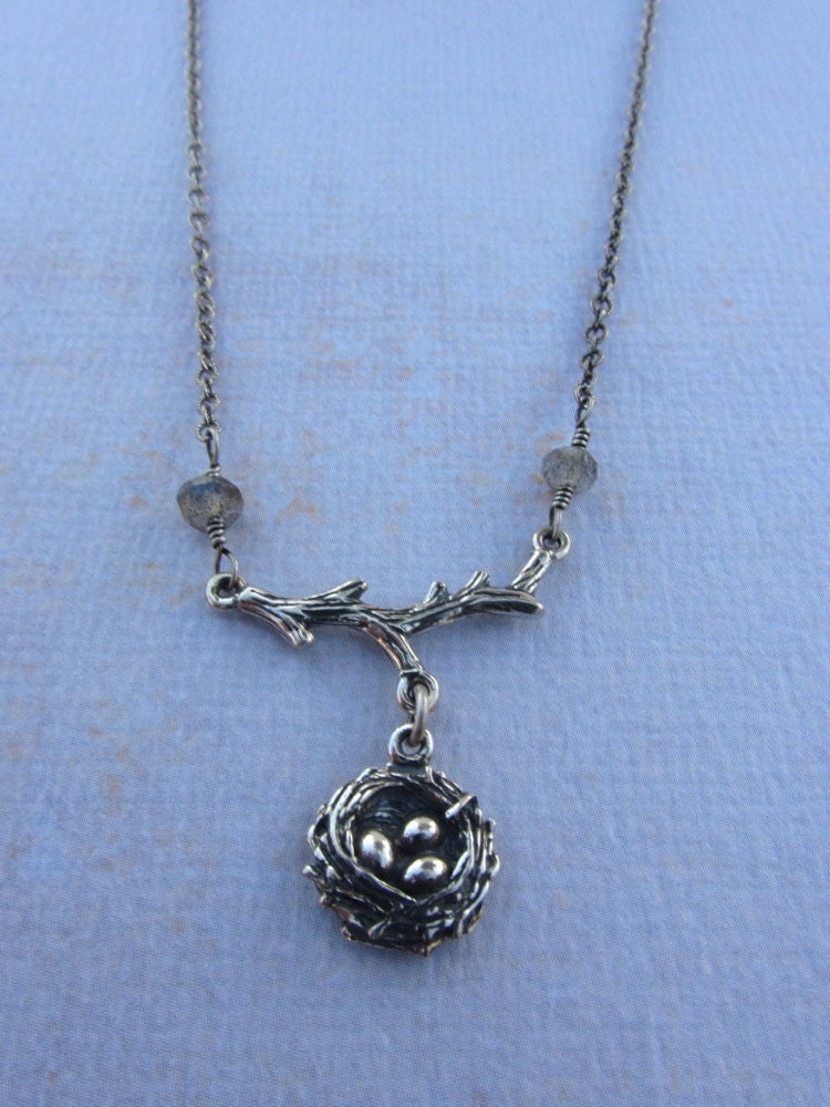 bird nest necklace