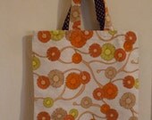 Tarnished Soul - Orange and yellow floral print bag