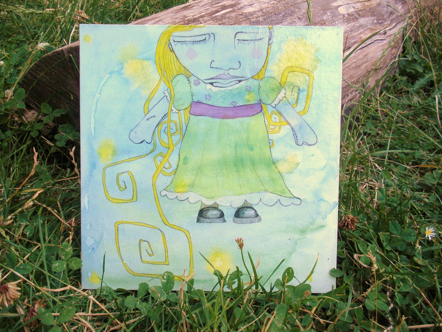Dollface, the Original Painting by Lea Keohane