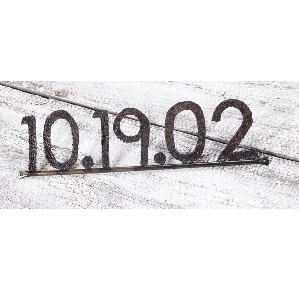 Personalized Date Eco Friendly Custom Word Sign Wedding or Anniversary