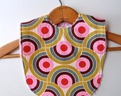 Rustic Circles infant bib