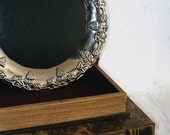 Vintage Repurposed Silver Tray Chalkboard