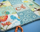 Baby Lovey Blanket with Custom Hand Embroidery  by Dolce Dreams