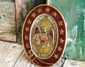 Antique Wells Fargo Horse Bridle Adornment by avintageobsession on etsy