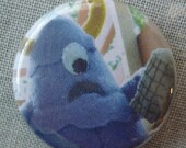 Kaiju monster, 1 inch pin
