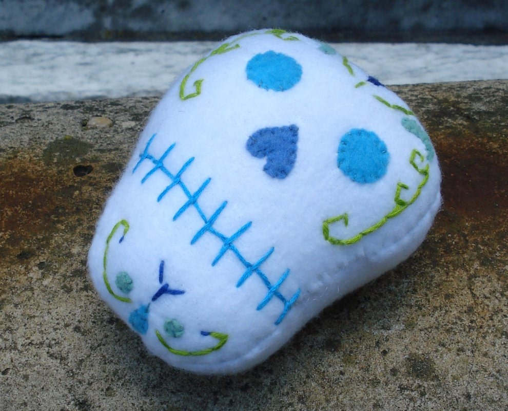 Sugar skull plush