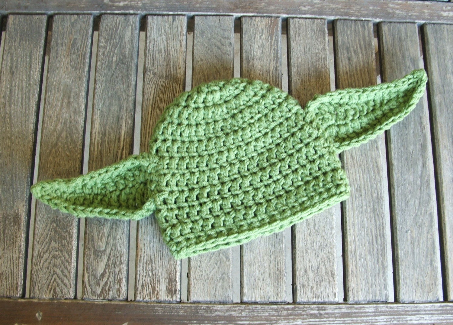 Chunky Yoda "Star Wars Inspired" Hat / Beanie - Halloween OR any Star Wars fans (Newborn-12mo)