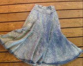 VINTAGE acid wash skirt... rad maxi