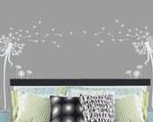 Dandelion Headboard ANY SIZE Vinyl Wall Graphics Decal