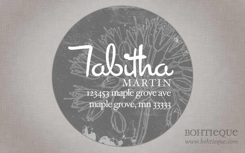 Allium Address Labels or Stickers