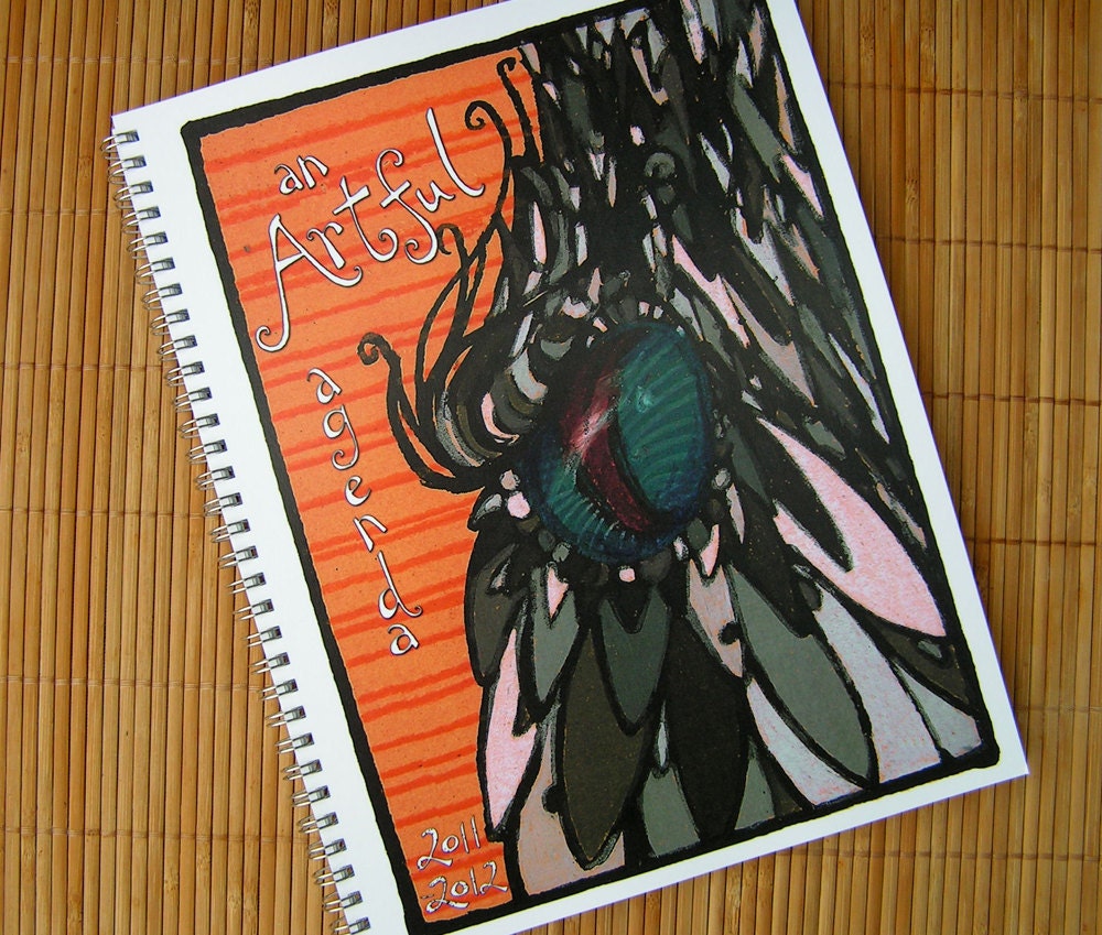 CLEARANCE 2011-2012 Lesson Planner  by An Artful Agenda- with hand-drawn images for each week of the school year