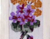 Vintage Silk Floral Forget Me Not Postcard Early 1900's (fpc288)