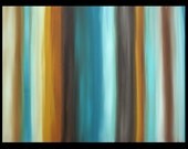 Huge Soft Colorful Original Contemporary Abstract Modern Art Painting Madart  30x40 - Soft Chocolate