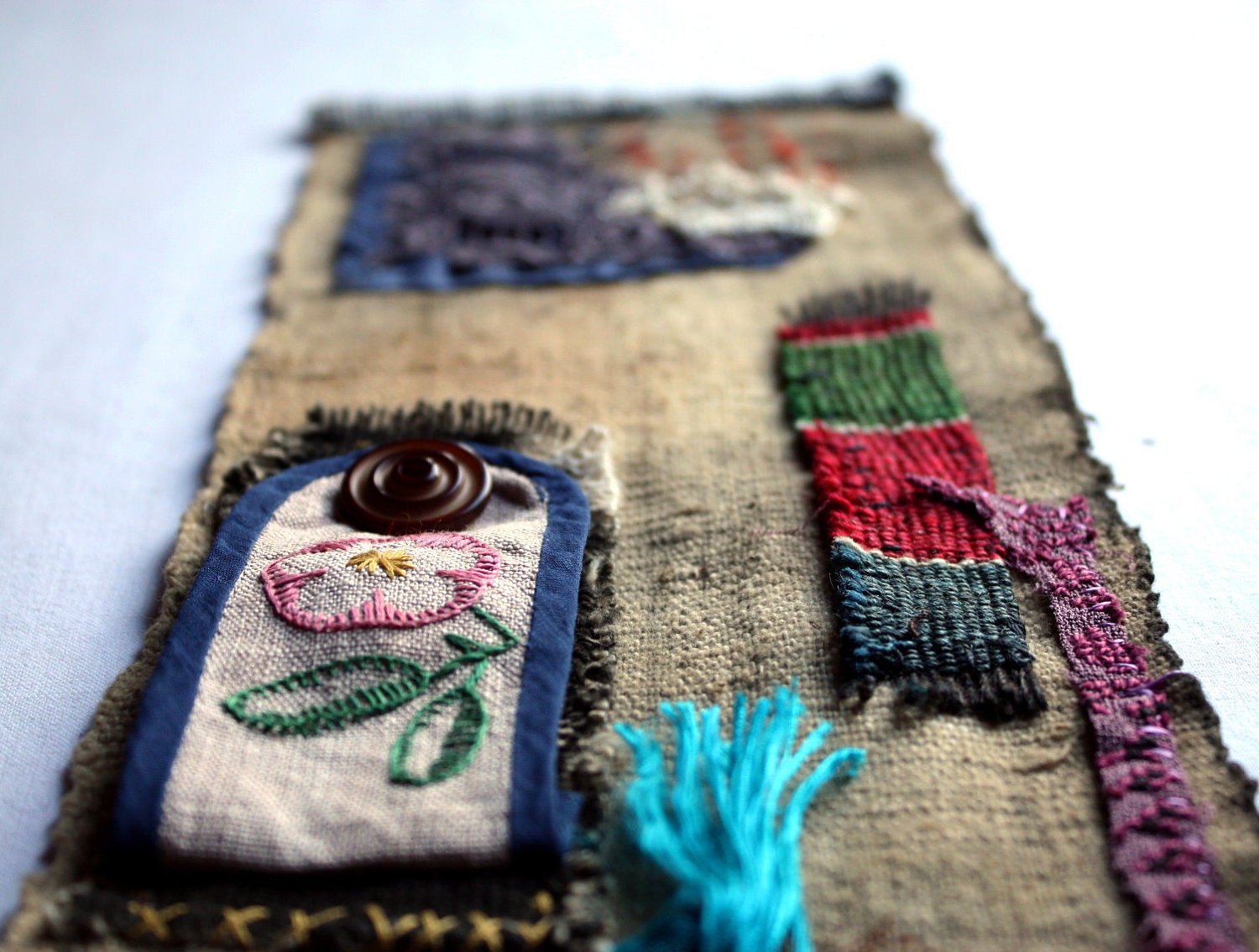 Celestial Navigation, a Fiber Art Patch for the Wall