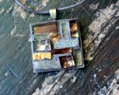 Mosaic Pendant in Earthtones