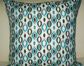 Free US shipping Elegant Designer 18x18 Pillow Cover with Invisible zipper closure Abstract  Print
