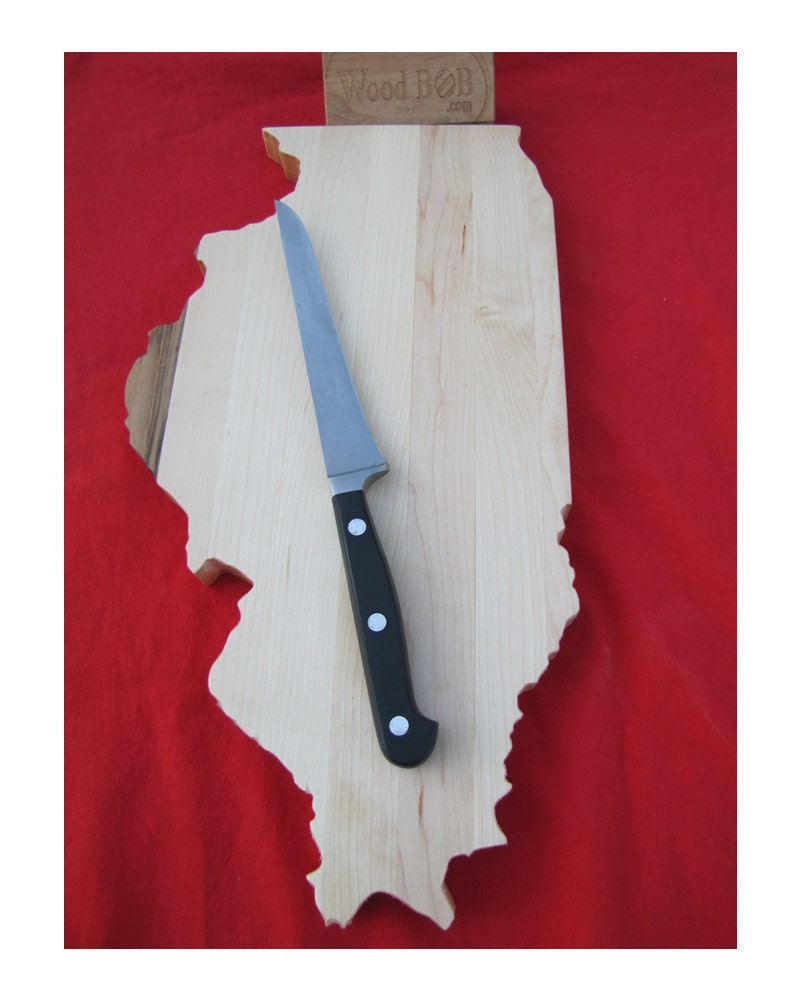 Woodbob.com Illinois State Cutting Board