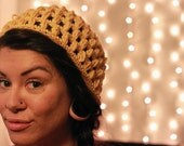 Sunshine Yellow Wool Bubble Hat