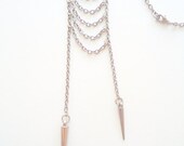 double spike tribe necklace