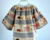 Girls' A-Line French Blouse - Size 3