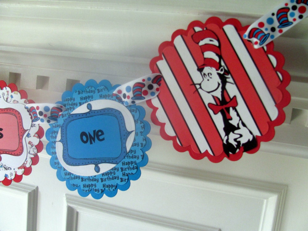 Dr. Seus High Chair Banner