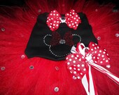 Minnie Mouse Boutique Bling Tutu Set-Birthday Party Perfect