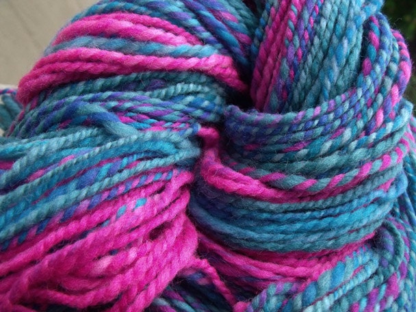 Spinning Service--2-Ply Skein of Hand Spun Yarn from any Purchased Roving in My Shop