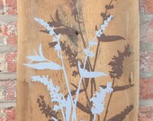 Reclaimed Barn Wood Flowers Wall Hanging - Brown/Grey