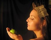 The Pastoralists / Antique Photo and Feathers Headband/  FORGOTTEN ANCESTORS Series