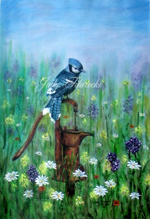 Blue Jay Limited Edition Art Print 11 x 16