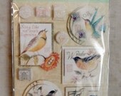 Susan Winget Nature Bird Stickers by K and Company-FREE SHIPPING