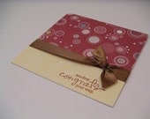 Greeting Card - Congrats - Sparkle Celeberation Dots - Cinnamon Stick, Brown, and Yellow