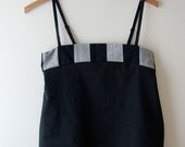 Black camisole with Stripes