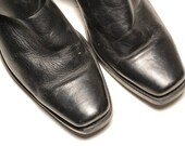 Black Leather Size 10 Motorcycle Boots and Harness Boots Men's