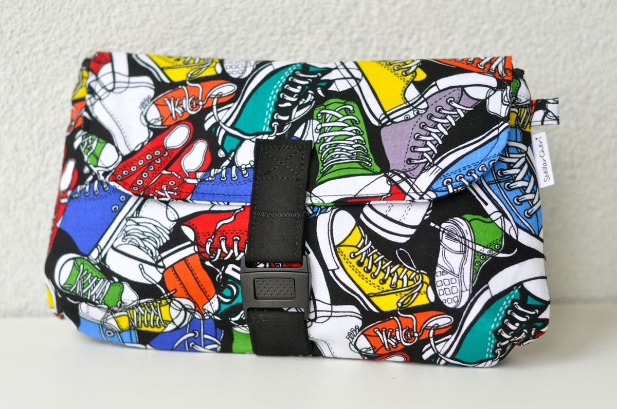 Sneakers Buckle Clutch