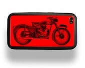 Vintage Motorcycle - Apple iPhone 4 or 4S Custom Case by ZERO GRAVITY